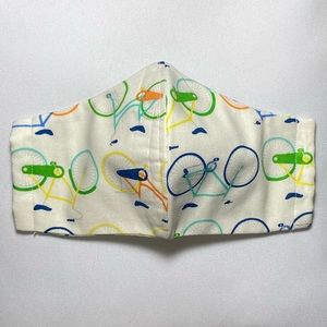 Bike handmade facemask for kids